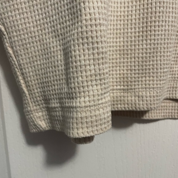 Buttoned Waffle Long Sleeve - Picture 7 of 8